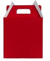 Caja dulcera color rojo