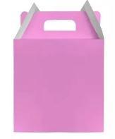 Caja dulcera color rosa bebé