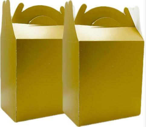 Caja dulcera color dorado