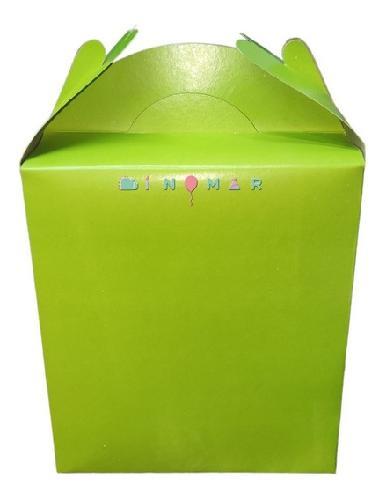 Caja dulcera color verde manzana