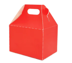 Caja lonchera color rojo