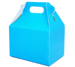 Caja lonchera color azul bebé