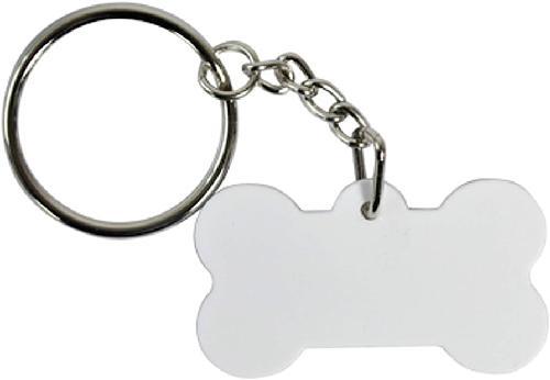Llavero metal dos caras figura placa