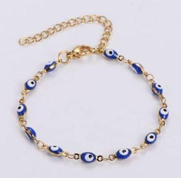 Pulsera ojos piedras