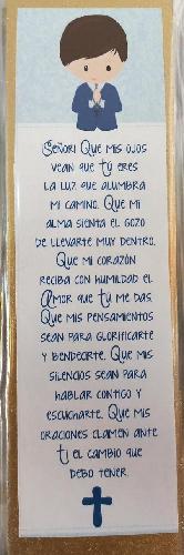 Recuerdo en MDF Comunión niño