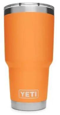 TERMO MARCA YETI COLOR NARANJA 30OZ