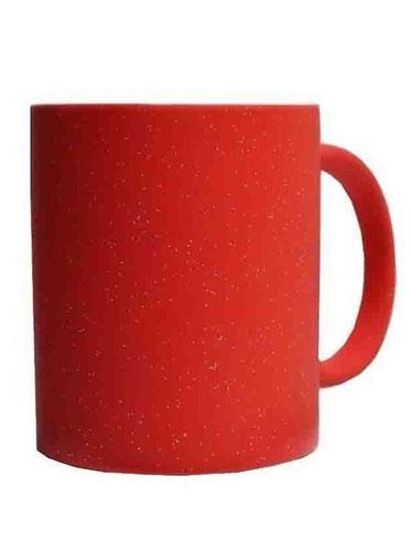 Taza mágica con glitter color rojo 11 oz