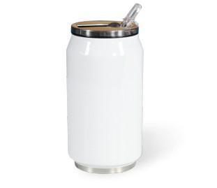 Termo lata blanca 280 ml
