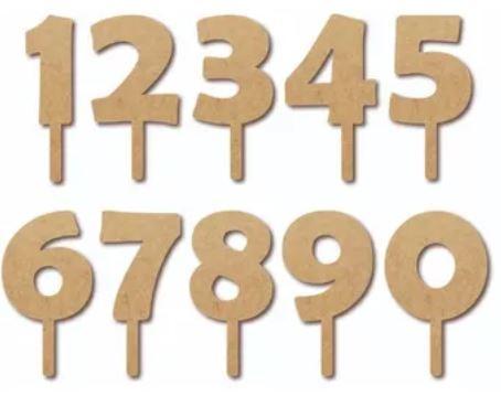 Topper MDF números