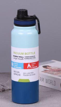 VACUUM BOTTLE AQUA CON AZUL